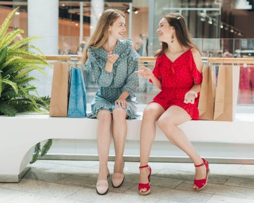 long-shot-friends-talking-mall (1) (1)